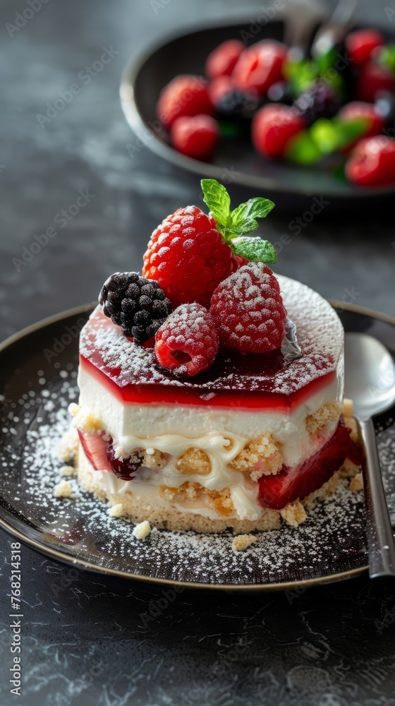 delicious berry dessert.
