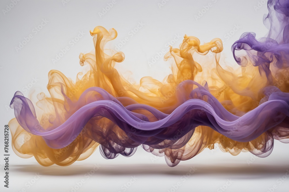 Abstract colourful flowing smoke paint wave Abstract colourful flowing smoke paint wave