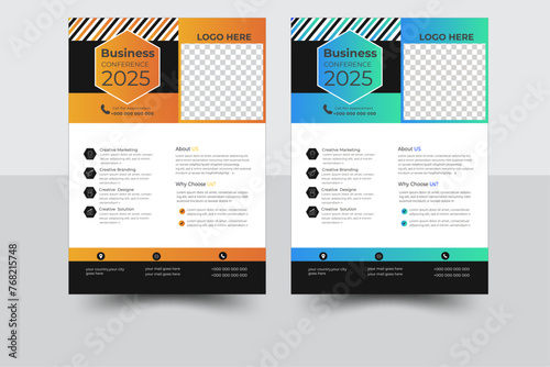 Digital Marketing Agency Flyer, Business Marketing Flyer Set,corporate Business Flyer Template Design Set two color of modern creative minimalist corporate business flyer design vector template,  Eye-