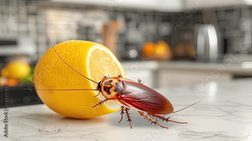 cockroach on the lemon. Generative AI