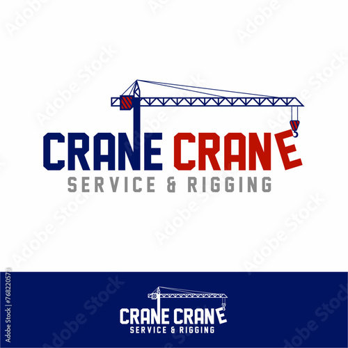 crane hook logo design inspiration