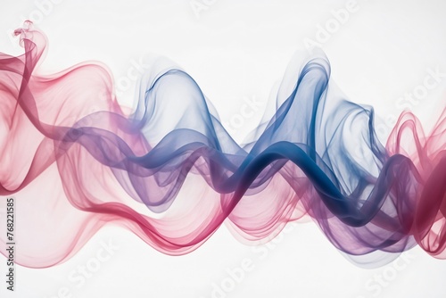 Wallpaper Mural Abstract colourful flowing smoke paint wave Torontodigital.ca