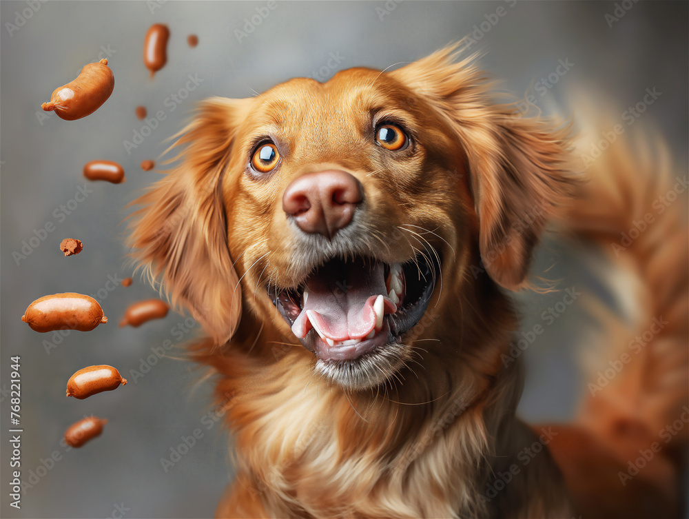 Golden retriever dog.