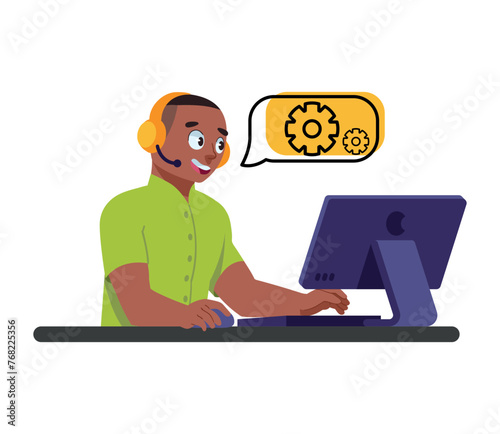 customer support center
