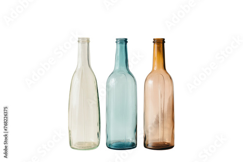 Wallpaper Mural 3 glass bottles, isolated on transparent background, Generative AI Torontodigital.ca