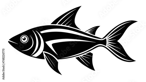 Vibrant Neon Tetra Fish Vector Stunning Graphics for Aquatic Enthusiasts