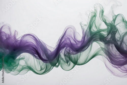 Abstract colourful flowing smoke paint wave