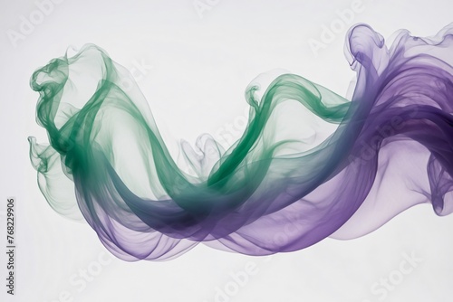 Abstract colourful flowing smoke paint wave