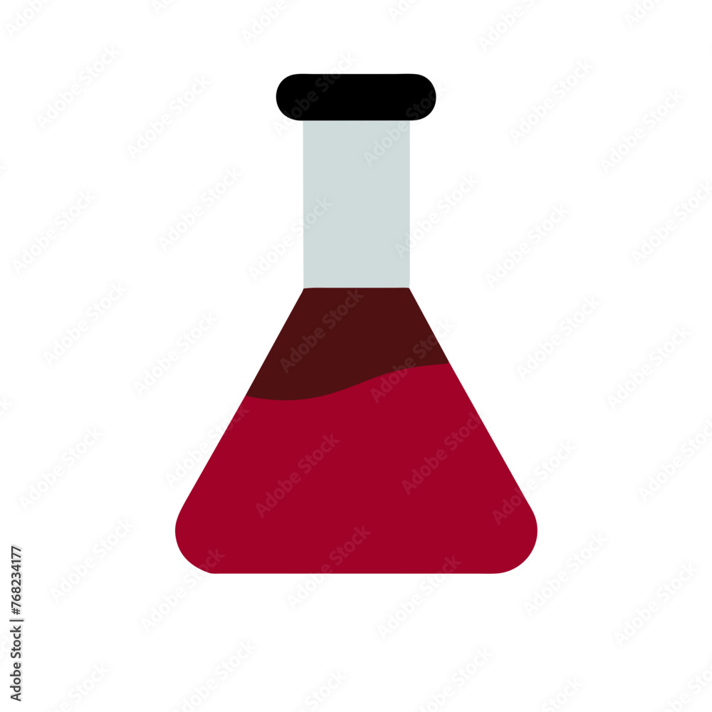 Flask vector icon on a Transparent Background Flask vector icon on a Transparent Background