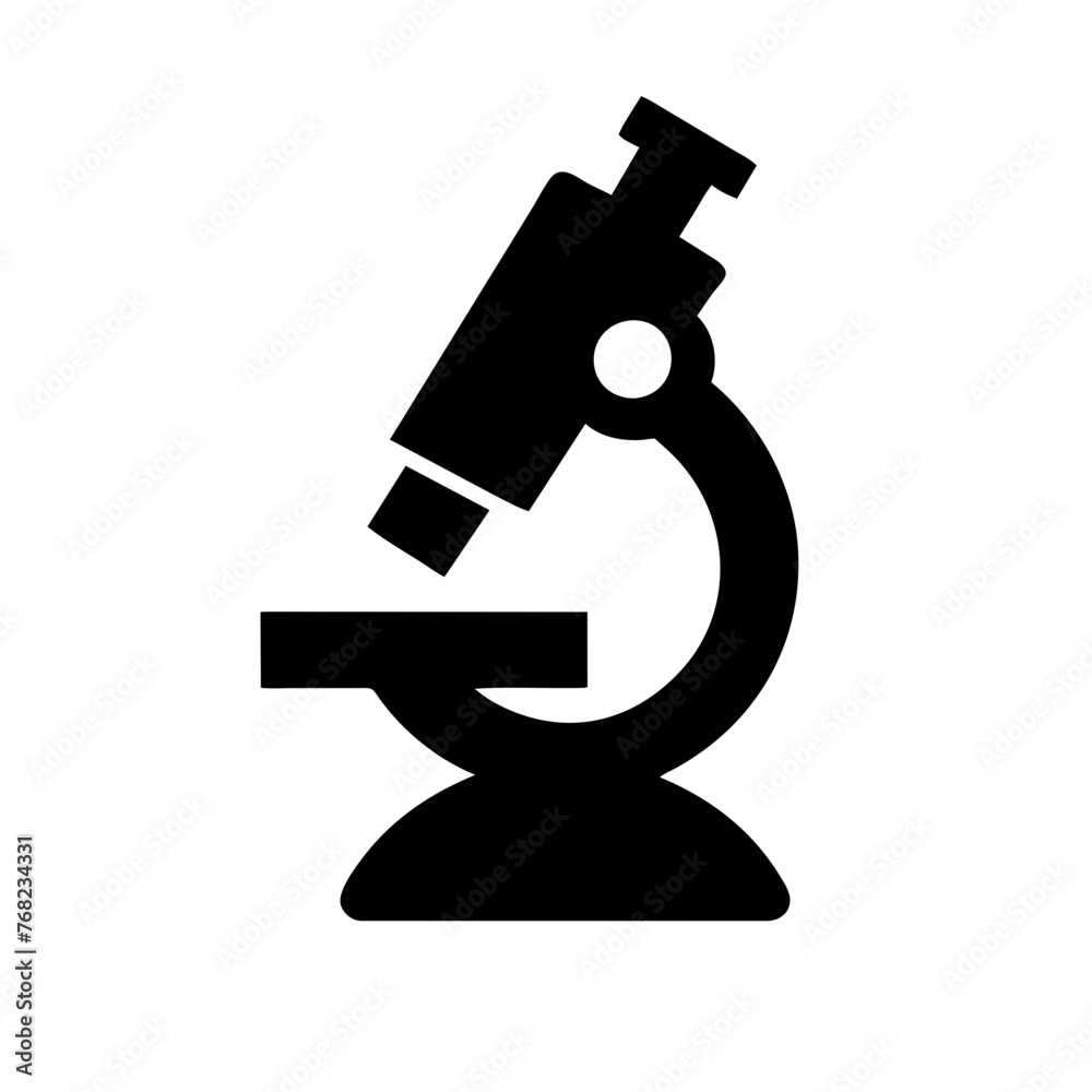 Microscope icon on a Transparent Background Microscope icon on a Transparent Background