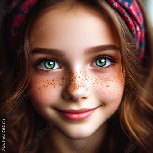 portrait of a woman with makeup