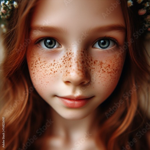 close up portrait of a woman