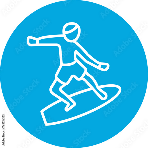 Surfing Line Multi Circle