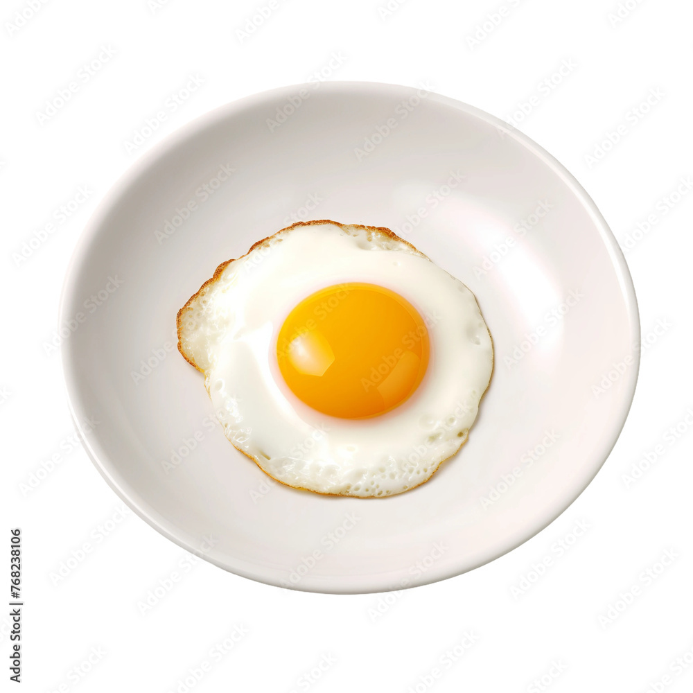 fried egg isolated on white plate
fried egg isolated on white plate