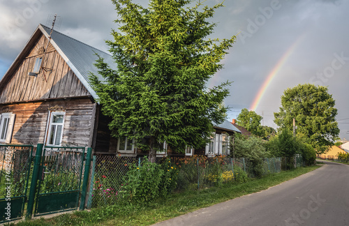 Cottage in a small village in Wegrow County, Mazowsze region of Poland photo