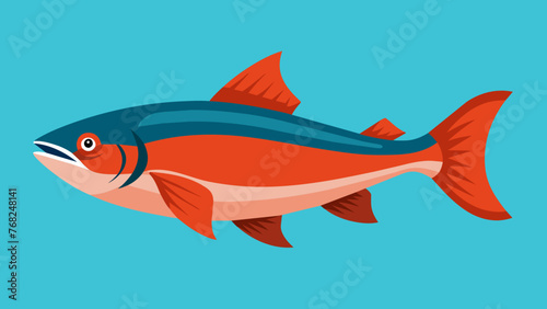 Fototapeta Naklejka Na Ścianę i Meble -  Discover the Finest Salmon Fish Vector Graphics for Your Projects