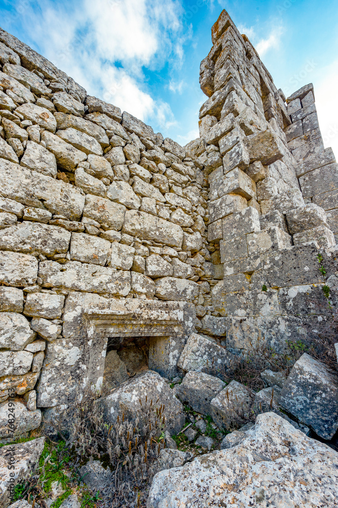 Termessos ancient city the amphitheatre. Termessos is one of Antalya -Turkey's most outstanding archaeological sites. Despite the long siege, Alexander the Great could not capture the ancient city. Termessos ancient city the amphitheatre. Termessos is one of Antalya -Turkey's most outstanding archaeological sites. Despite the long siege, Alexander the Great could not capture the ancient city.