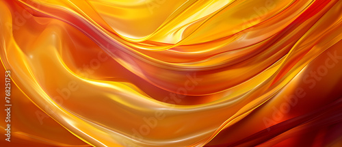 This captivating image features a series of smooth, flowing golden-yellow curves with a sleek and modern appearance