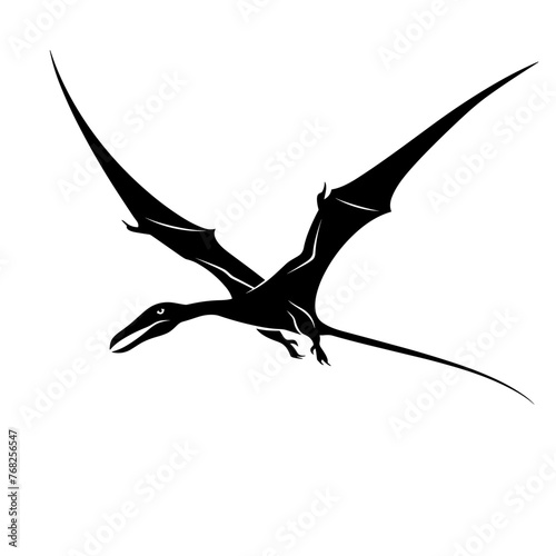 Pterodactyl. Vector illustration of a pterodactyl. © viklyaha