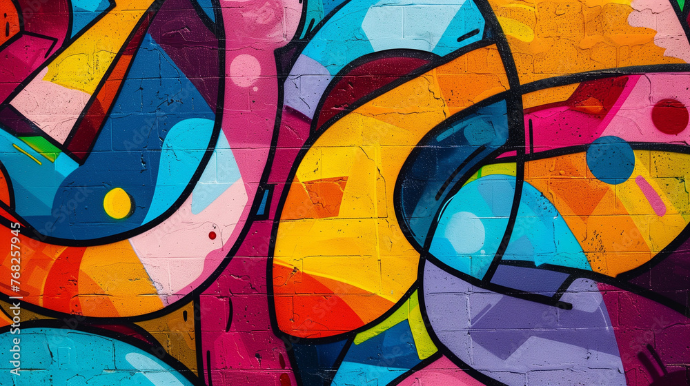 Fototapeta premium graffiti on the wall