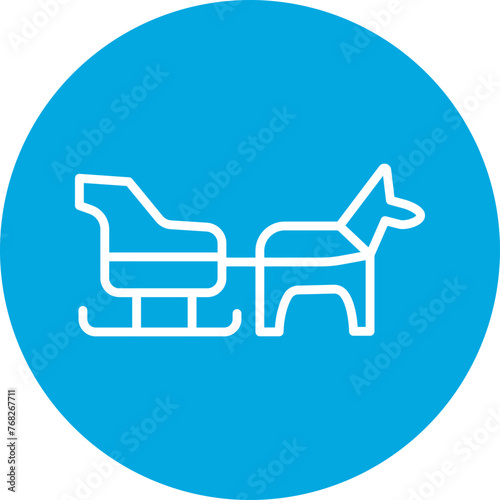 Dog sled Line Multi Circle
