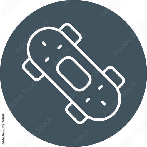 Skateboard Line Multi Circle