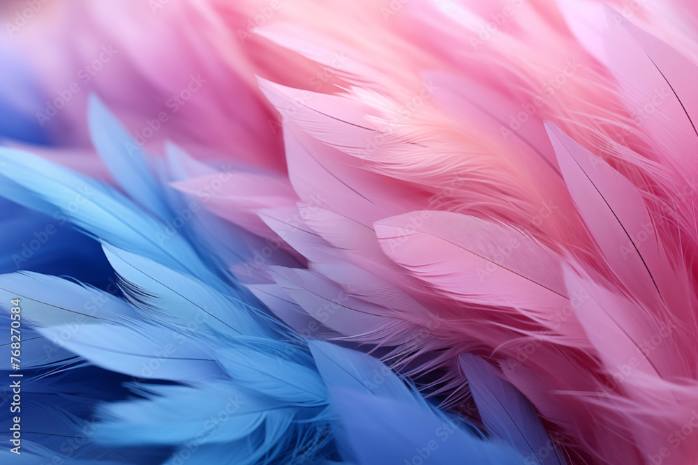 Colorful feather