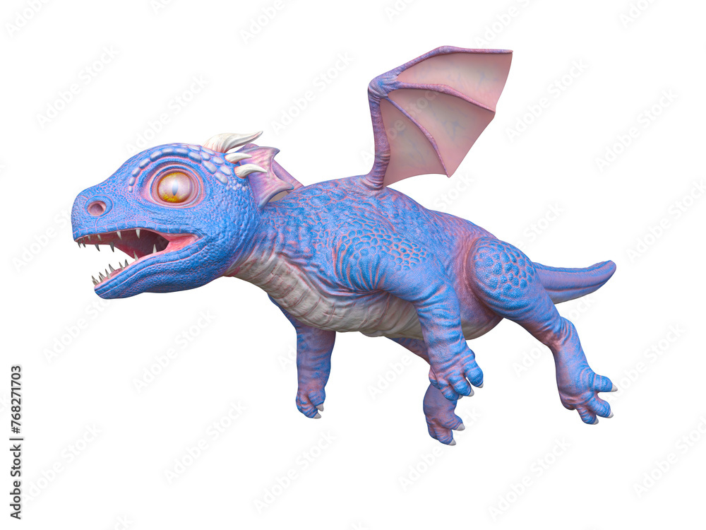 Naklejka premium ドラゴン 3DCGレンダリング