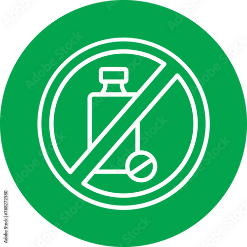 No Drug Line Multi Circle