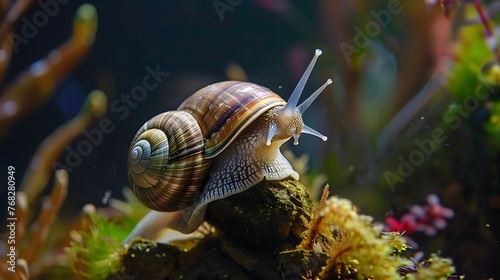 Snails are crustacean land animals in the class of mollusks 