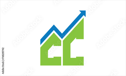 Free Download CC financial logo design vector template. - GFXLoad