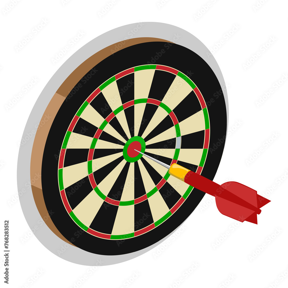 Darts isometric PNG illustration with transparent background Stock ...