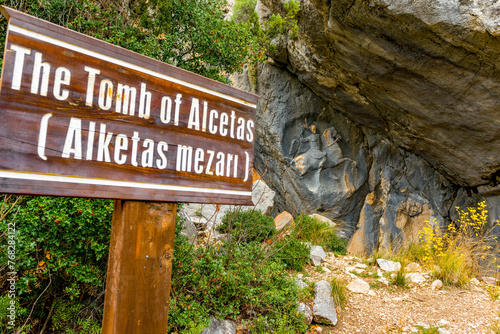 Termessos ancient city the amphitheatre. Termessos is one of Antalya -Turkey's most outstanding archaeological sites. Despite the long siege, Alexander the Great could not capture the ancient city.