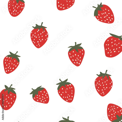 Mini strawberry illustration 