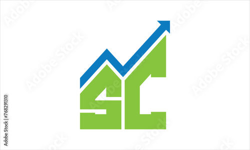 Free Download SC financial logo design vector template. - GFXLoad