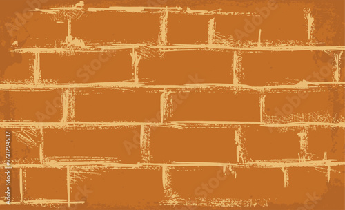 Grunge brick wall texture background