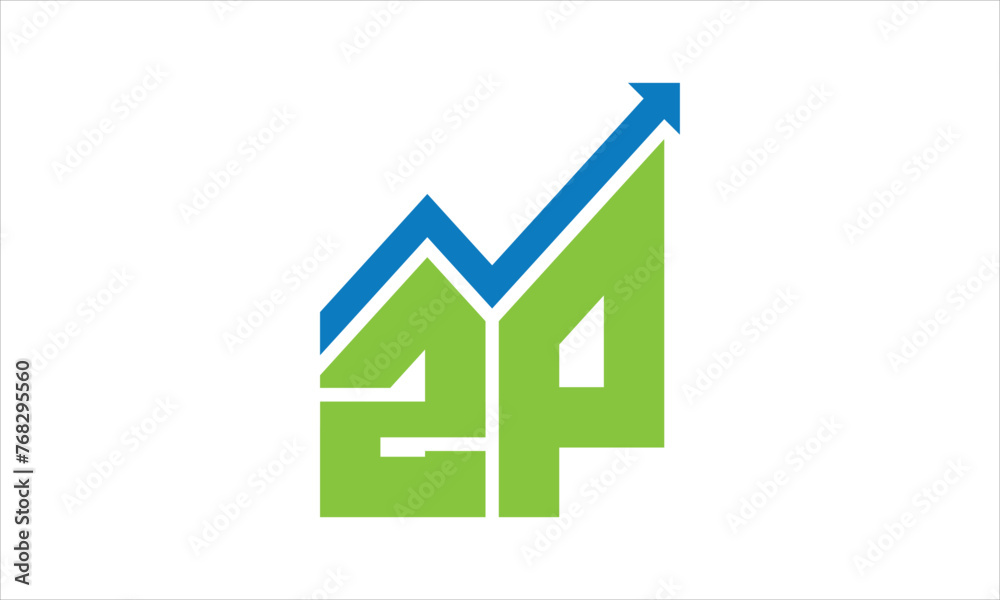 ZP financial logo design vector template. ZP financial logo design vector template.