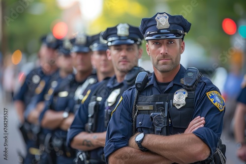 Resilient policing: Confident officers shoulder to shoulder