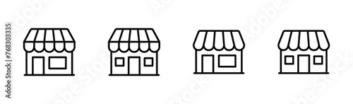 store icon set vector