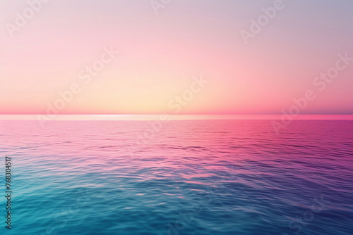 Natural background of maritime landscape with gradient of orange and blue tones