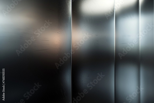 a smooth, metallic surface with subtle reflections, ideal for sleek and modern background needs in design 