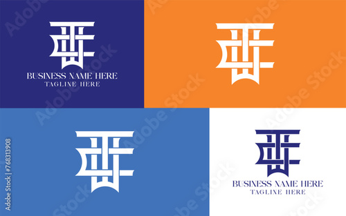 Interlocking TWC monogram logo, letter CWT logo design for clothing, apparel, sport, company photo