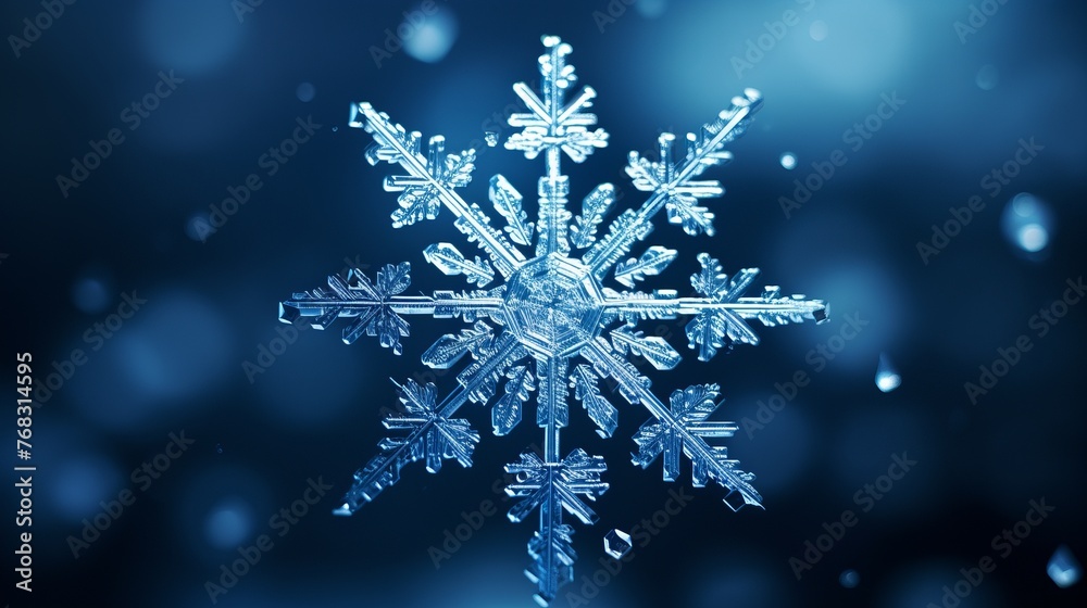 Intricate Snowflake Structure Intricate Snowflake Structure