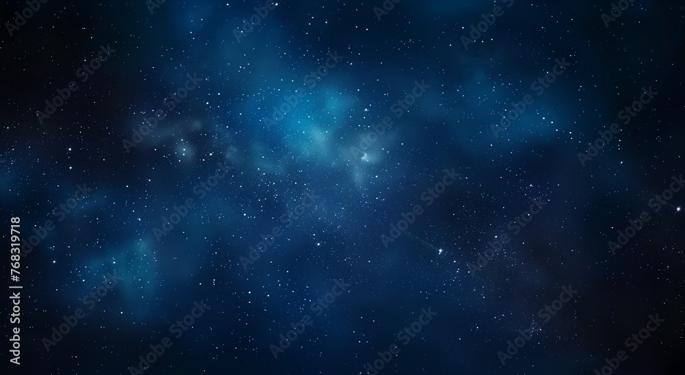 Majestic Cosmos Illuminated by Myriad Stars