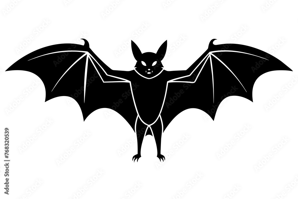 bat silhouette vector illustration bat silhouette vector illustration