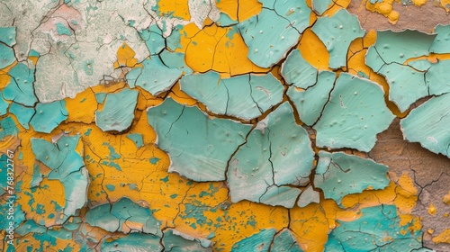 peeling paint on a wall
