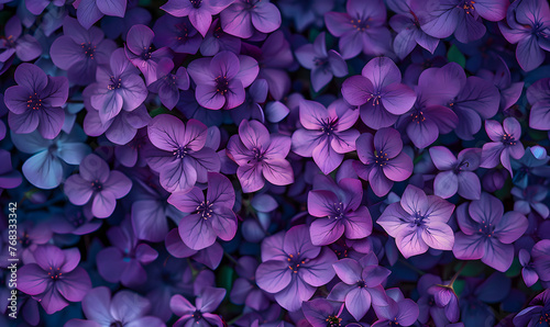 purple floral background, Generative AI  © simba kim