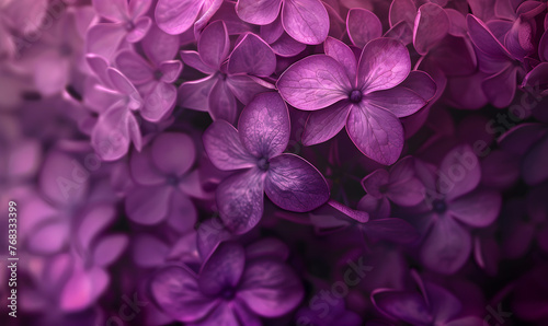 purple floral background, Generative AI  © simba kim