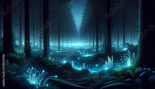 Enchanted Forest - Mystical Night Lights