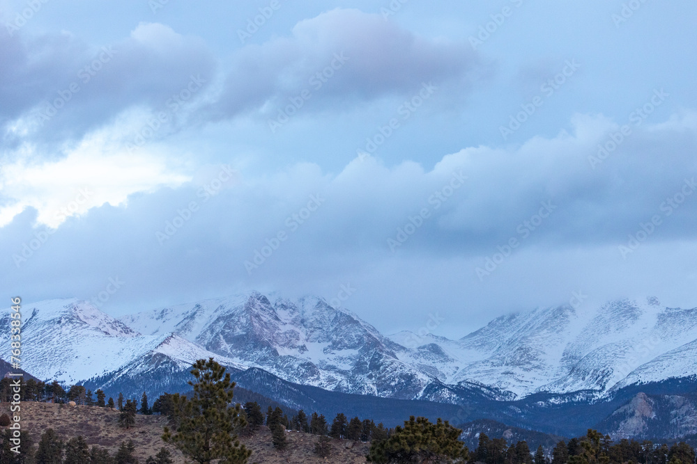 Mountain Range in Estes Park, Rocky Mountains